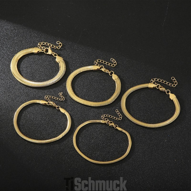 Modische Schlangenknochenkette Aus Titan Für Herren Und Damen Modische Schlangenknochenkette Aus Titan Für Herren Und Damen