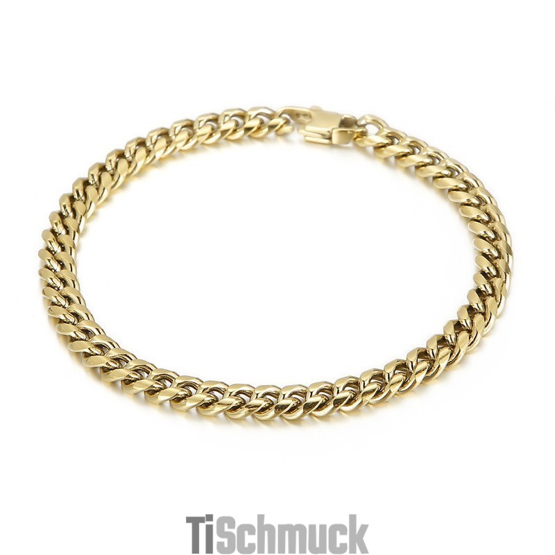 Fashion Atmosphere Titan Herren Kuba Armband Halskette