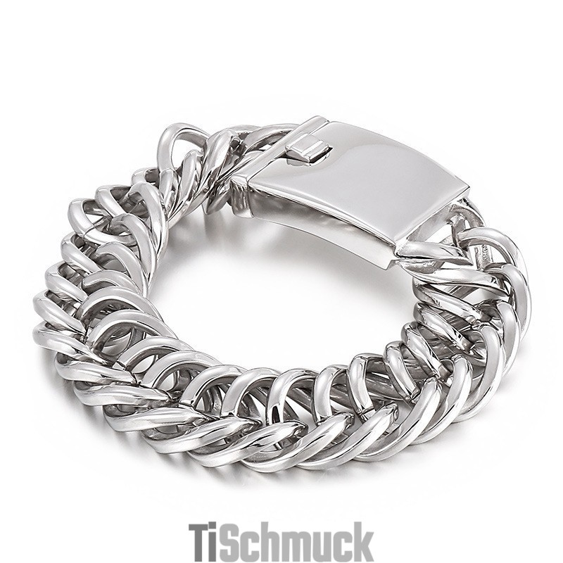 Schlichtes Cooles Herren-Titanarmband