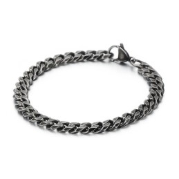 Mode Herren Titan Vintage Flachschleifarmband Mit Zubehör