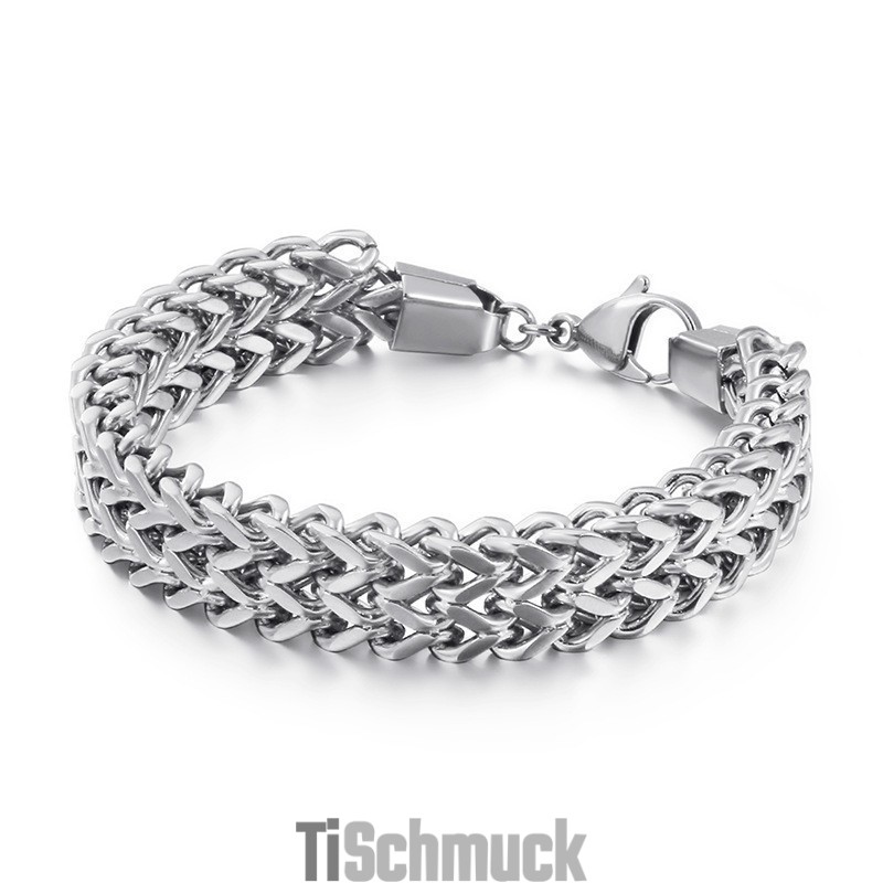 Doppellagiges V-Förmiges Overlord-Ketten-Titanarmband Für Herren Doppellagiges V-Förmiges Overlord-Ketten-Titanarmband Für Herren