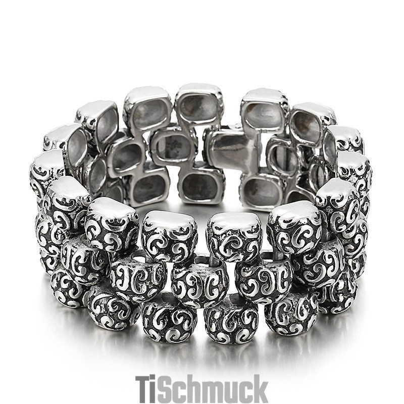 Grobes Cooles Herren-Titanarmband