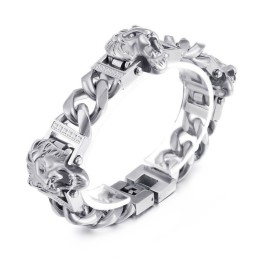 Löwenkopf Armband Armband Armband Hiphop Street Dance Männer Titan Schmuck