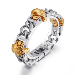 Totenkopf Armband Armband Armband Hiphop Street Dance Männlich Titan Schmuck