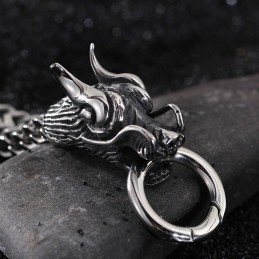 Herren-Mehrschichtarmband Cool Double Dragon Herrenarmband Wasserhahnverschluss