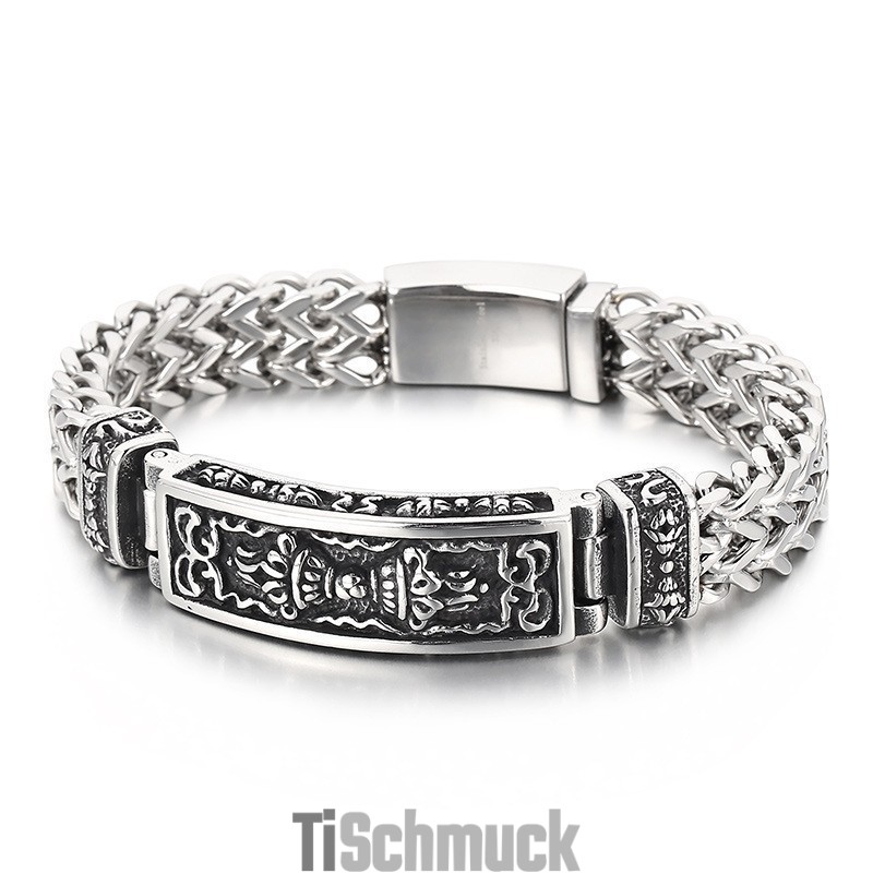 Modemuster Gebogenes Marken-Titan-Herrenarmband Modemuster Gebogenes Marken-Titan-Herrenarmband