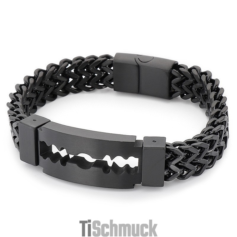 Blade Curved Brand Vakuumplattiertes Titanarmband Für Herren Blade Curved Brand Vakuumplattiertes Titanarmband Für Herren