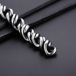 Mode Poliert Snap Titan Herrenarmband Für Geschenke