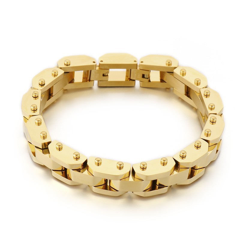 Cooles Galvanisiertes Titanarmband Im Schicken Stil Für Männer