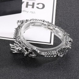 Cooles Schickes Zodiac Dragon Titan Armband Für Männer