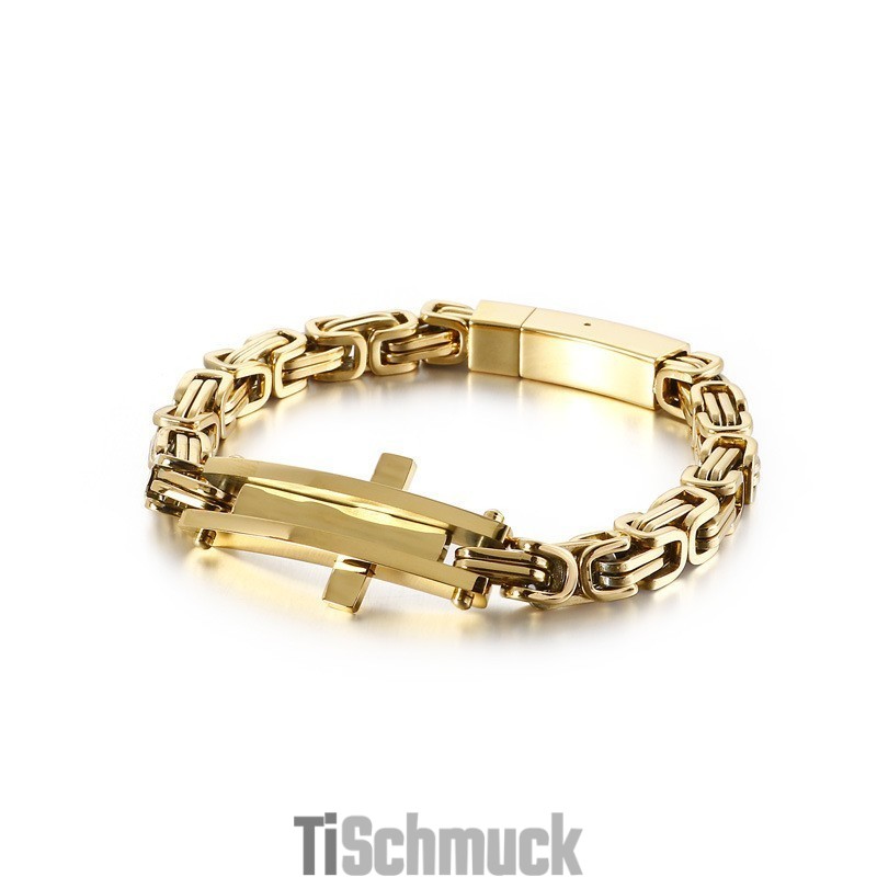 Cooles Cross Bend Hip Hop Titan Armband Für Männer Cooles Cross Bend Hip Hop Titan Armband Für Männer
