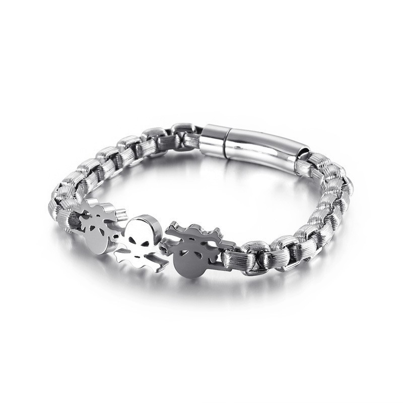 Fashion Street Style Hip-Hop Totenkopf Herren Titan Armbänder