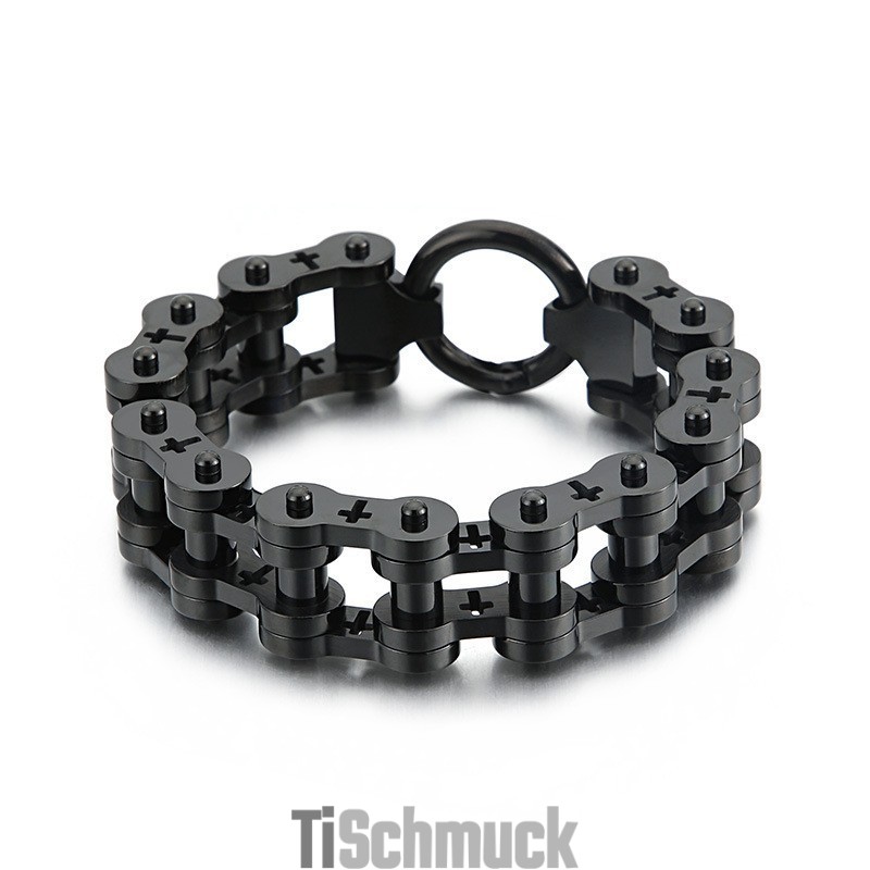 Rock Hip Hop Hollow Cross Titan Herren Fahrradarmband Rock Hip Hop Hollow Cross Titan Herren Fahrradarmband