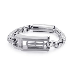 Rock Hip-Hop Kreuz Hohl Quadrat Herren Titan Armband