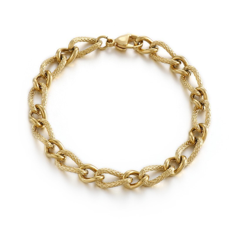 Cooles Hip-Hop-Titanarmband Mit Schlangenmuster Für Männer