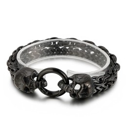 Coole Mode Chic Stil Schädel Titan Herren Armband Zubehör