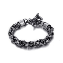 Cooles Modisches Titanarmband Mit Totenkopfverschluss Für Männer