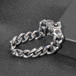 Beliebtes Titanarmband Im Schicken Stil Mit Schneckenschnalle Für Männer