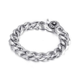 Beliebtes Titanarmband Im Schicken Stil Mit Schneckenschnalle Für Männer