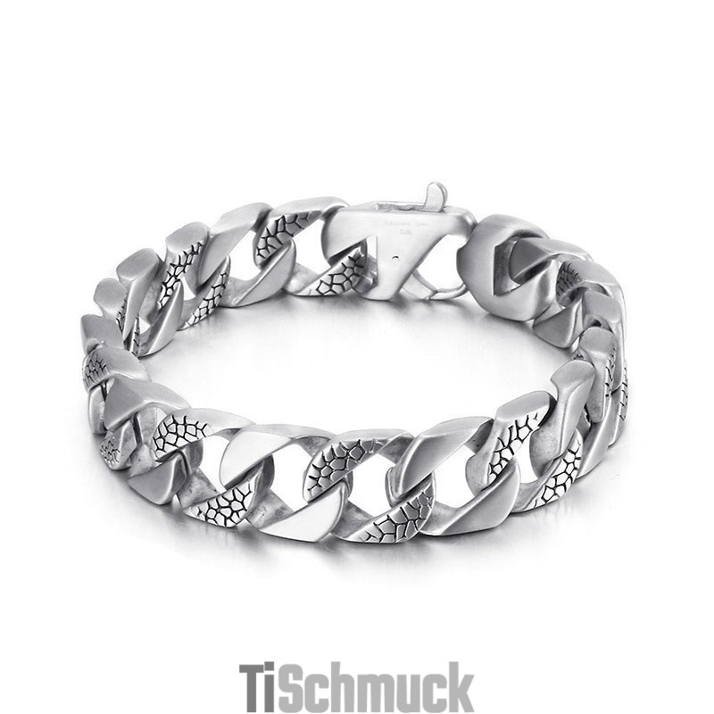 Cooles Herren Titan Armband Mit Schlangenmuster Cooles Herren Titan Armband Mit Schlangenmuster