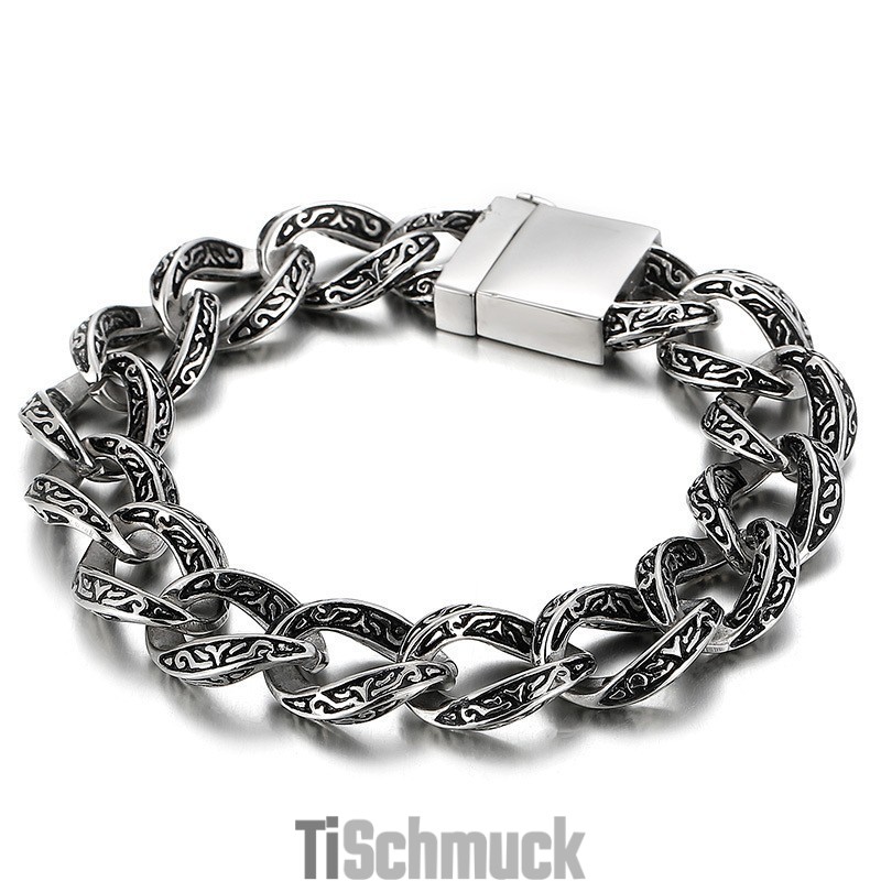 Alphabet Cool Chic Titan Armband Für Männer Alphabet Cool Chic Titan Armband Für Männer