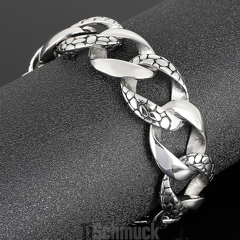 Street Style Cooles Herren Schlangen Titan Armband Street Style Cooles Herren Schlangen Titan Armband