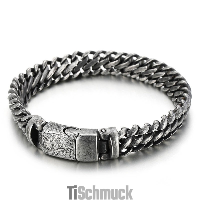 Cooles Einfaches Mesh-Titanium-Snap-Herrenarmband-Zubehör Cooles Einfaches Mesh-Titanium-Snap-Herrenarmband-Zubehör