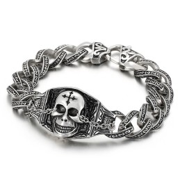 Titan Totenkopf Herrenarmband