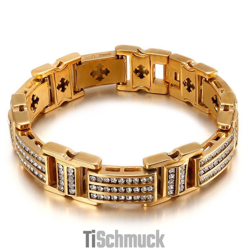 Modische Titan-Herrenarmbänder Mit Diamanten Modische Titan-Herrenarmbänder Mit Diamanten