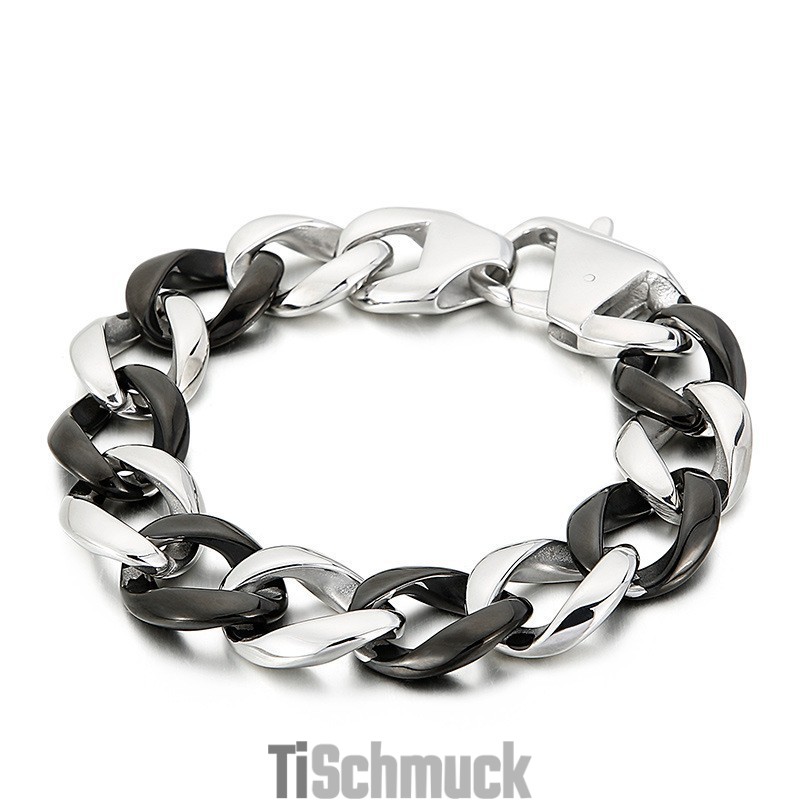 Schwarzes Titanarmband Für Männer Schwarzes Titanarmband Für Männer