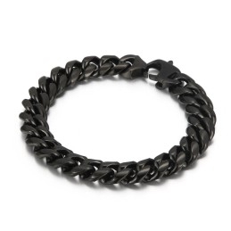 Wunderschönes Kubanisches Kettenarmband Aus Titan