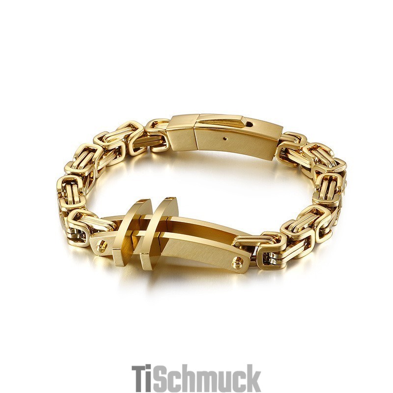 Neu Herren Titan Armbänder Klassische Kreuz Armbänder