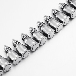 Schicke Gothic Rock Accessoires Herren Bullet Armbänder