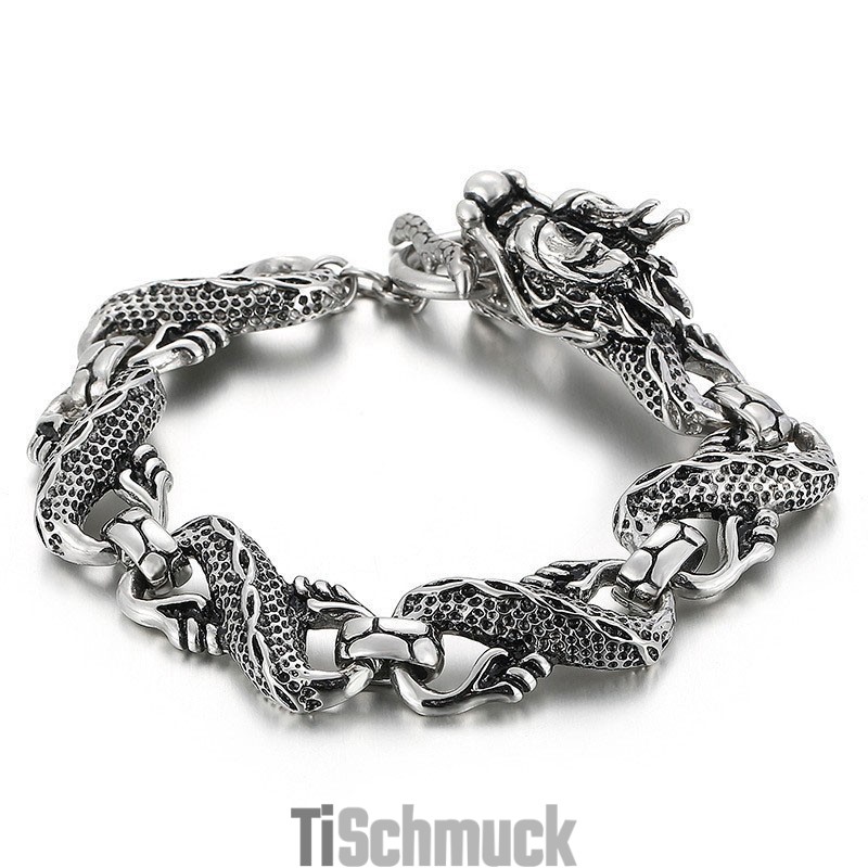 Cooles Titan-Drachenarmband Für Herren