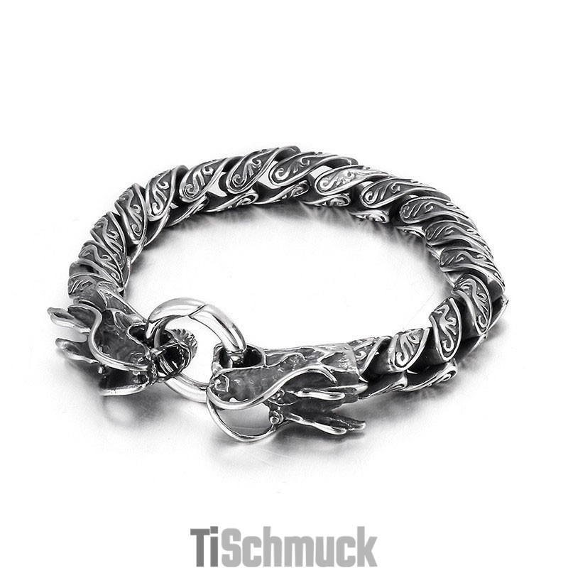 Retro Cool Double Tap Herren Titan Armband Retro Cool Double Tap Herren Titan Armband
