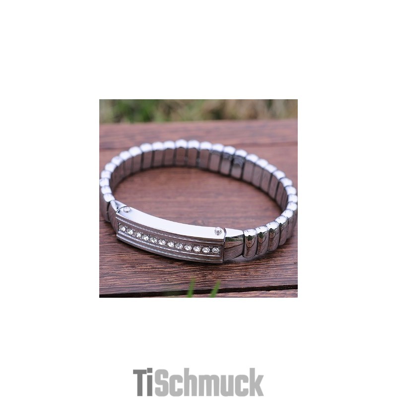 Herren Titan Diamant Armbänder