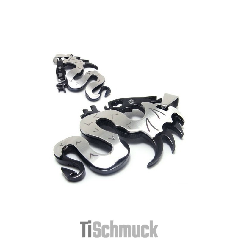 Black Dragons Herren Titan Halskette Anhänger Black Dragons Herren Titan Halskette Anhänger