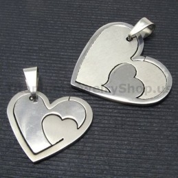 Passendes Set Sweetheart Titan Lovers Anhänger - Gratis Ketten