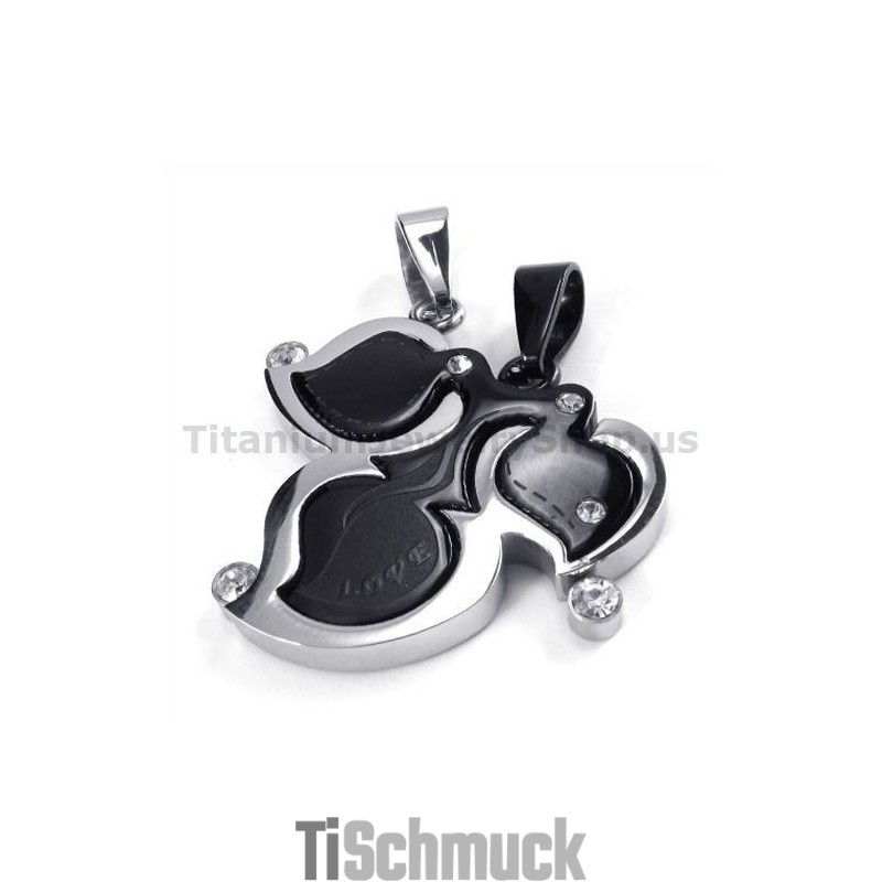 Ahornblatt-Anhänger Aus Titan Für Liebhaber Mit Diamantfreien Ketten