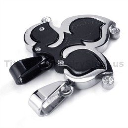 Ahornblatt-Anhänger Aus Titan Für Liebhaber Mit Diamantfreien Ketten