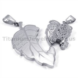 Love You Titan-Anhänger Für Liebhaber Mit Diamantfreien Ketten