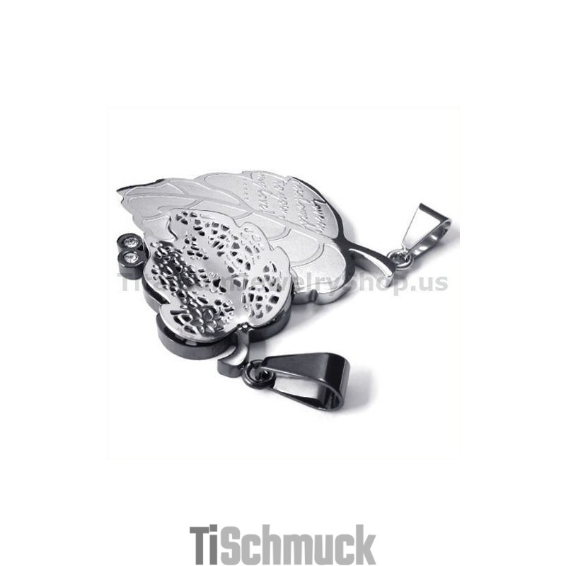 Love You Titan-Anhänger Für Liebhaber Mit Diamantfreien Ketten Love You Titan-Anhänger Für Liebhaber Mit Diamantfreien Ketten