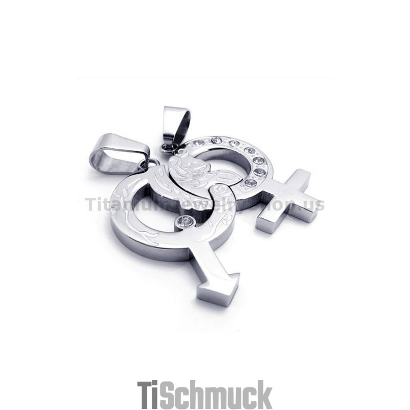 Titan-Anhänger Für Liebhaber Mit Diamantfreien Ketten