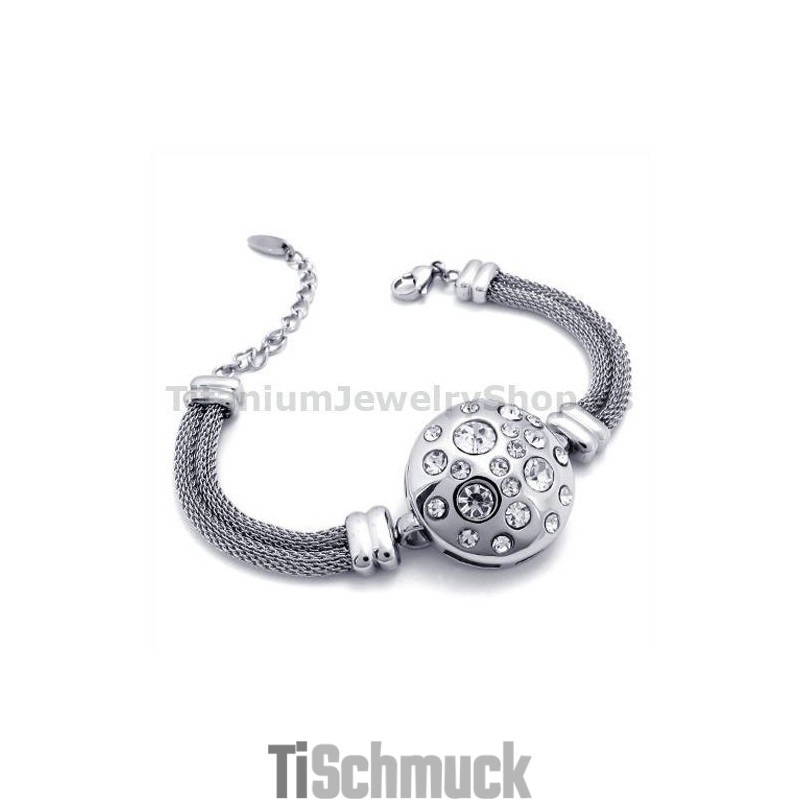 Damen Titan Armband Mit Diamanten Damen Titan Armband Mit Diamanten