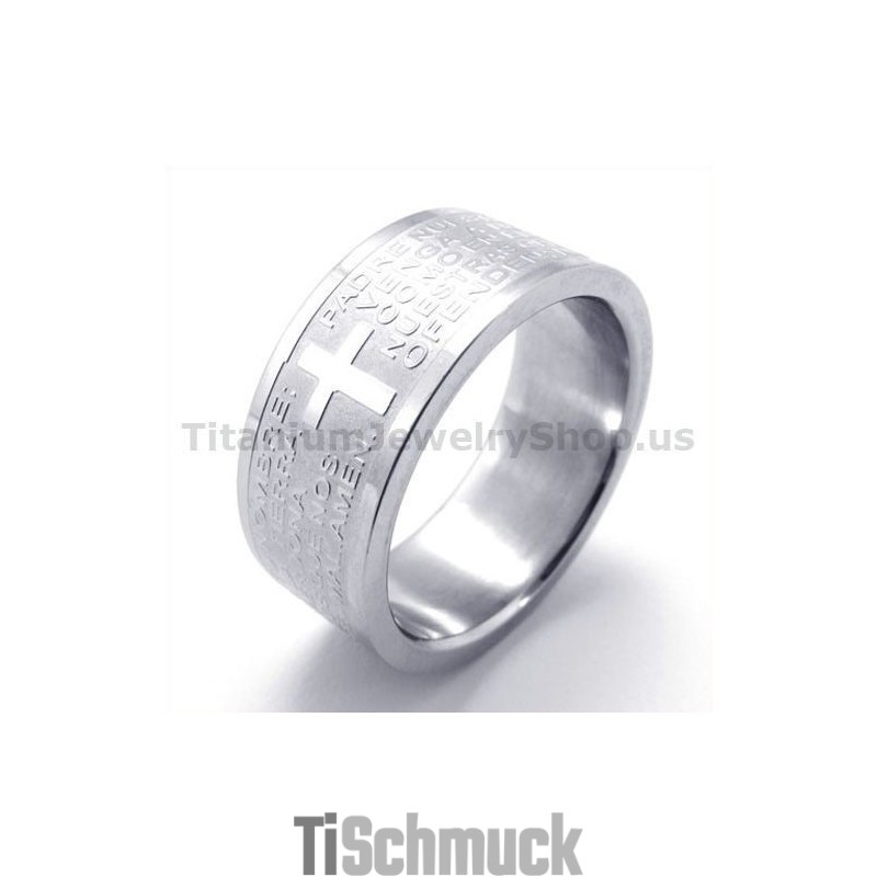 Kreuz Titanring