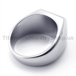 Titanring Mit Zirkon