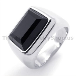Titanring Mit Zirkon