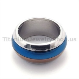 Dreifarbiger Titanring