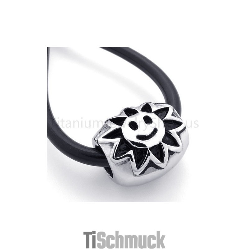 Neuer Klassischer Sonnenblumen-Anhänger Aus Titan