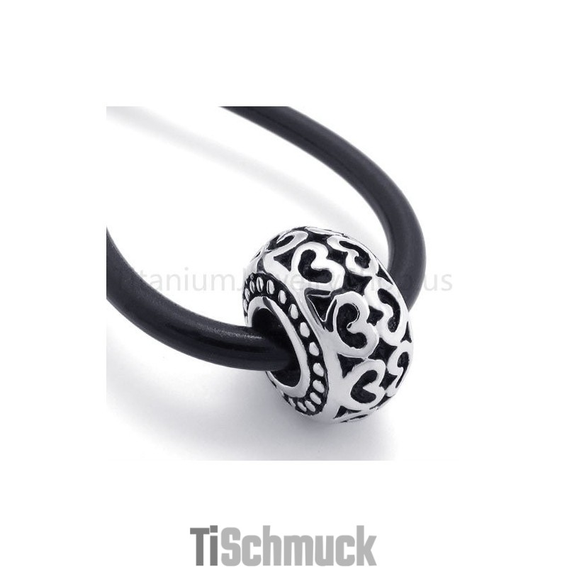 Neuer Klassischer Glücksbringer-Anhänger Aus Titan Mit Perle